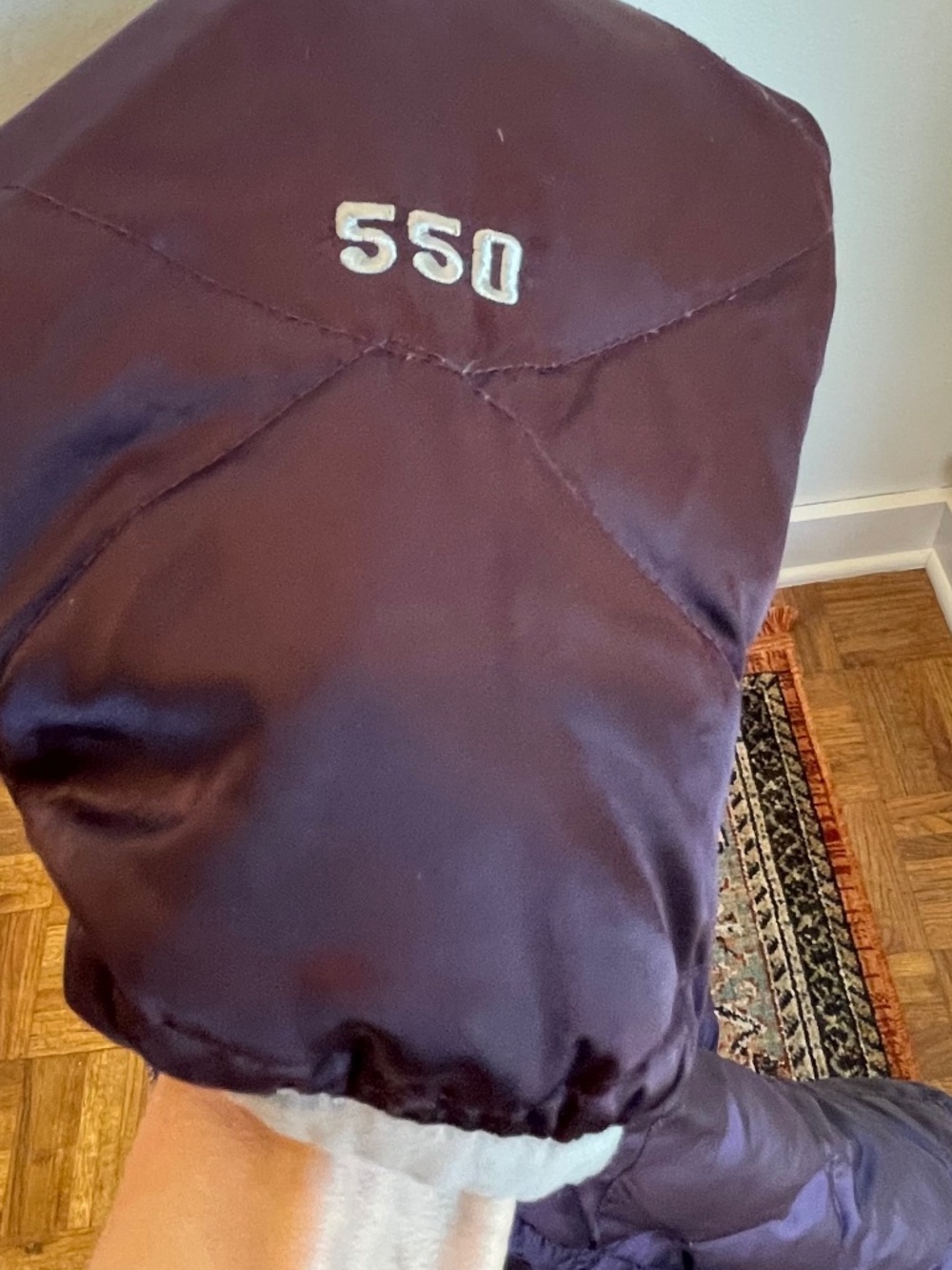THE NORTH FACE Women's Aconcagua 550 Down Puffer Jacket Purple Eggplant Medium - Picture 12 of 16